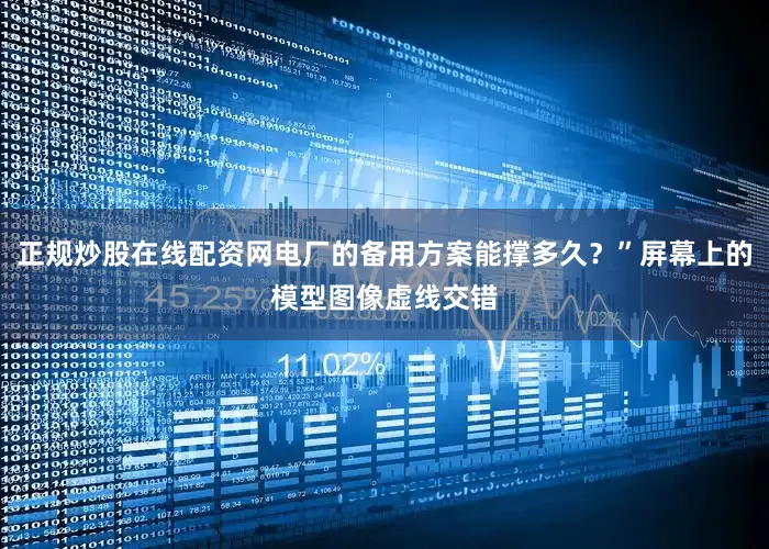 正规炒股在线配资网电厂的备用方案能撑多久？”屏幕上的模型图像虚线交错
